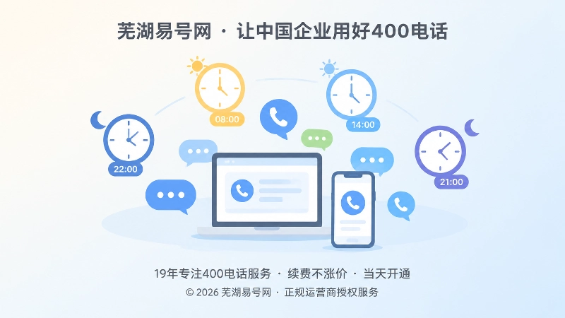 客户咨询时间分散与多时段来电场景配图