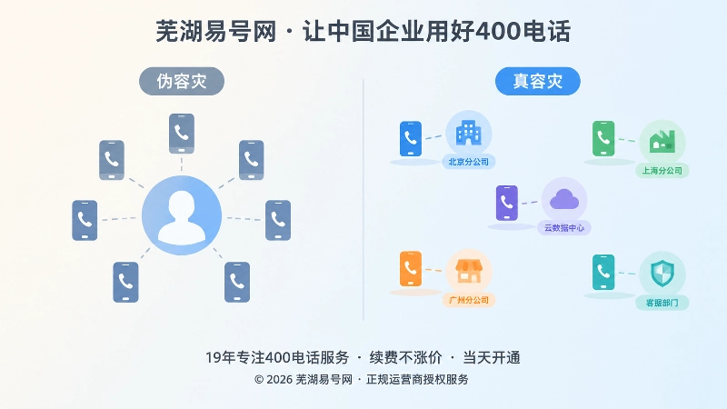 多个号码集中与分散的对比扁平化插图